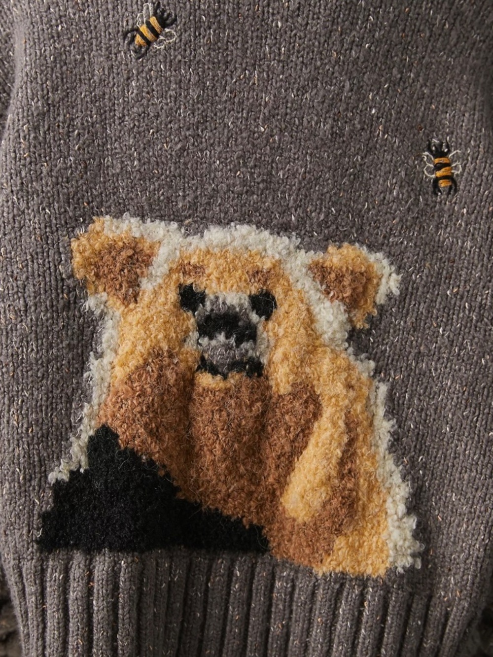 Pilcro Anthropologie Honey Bear Cardigan Sweater - Picture 3 of 6